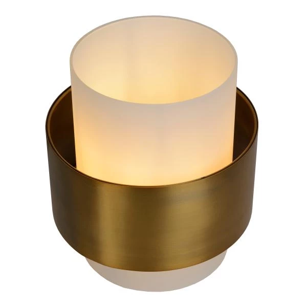 Lucide FIRMIN - Table lamp - Ø 20 cm - 1xE27 - Matt Gold / Brass - detail 1